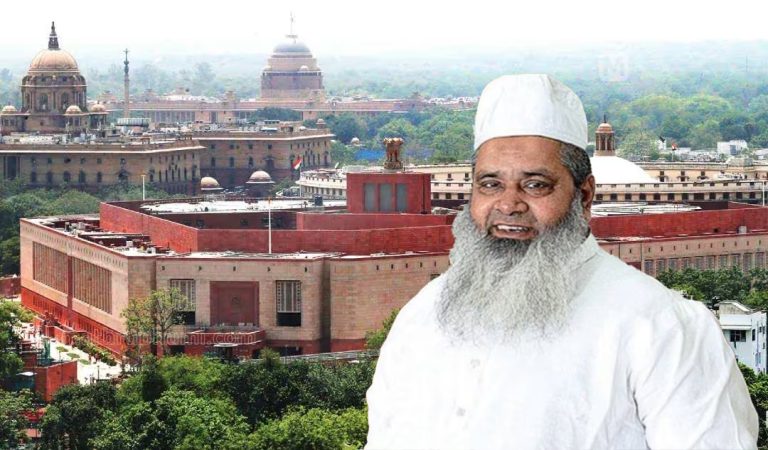 AIUDF Chief Badruddin Ajmal claims that the Parliament building and surrounding areas have been built on Waqf property