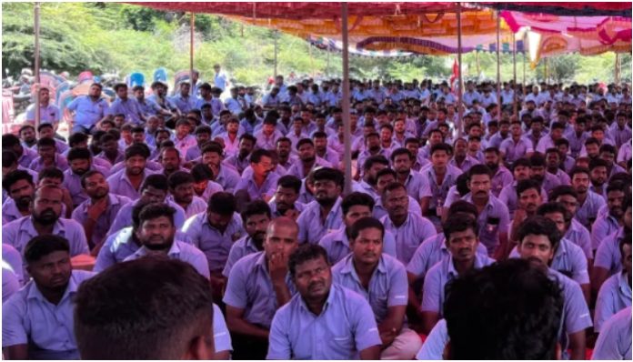 Tamil Nadu: Samsung India employees escalate protests, police detain over 900 workers, union members, later release; here's what has happened