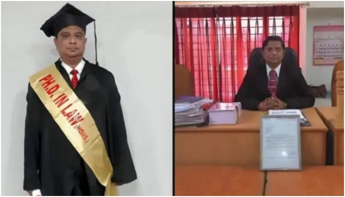 Fake court in Ahmedabad: Maurice Samuel Christian, posing as a judge, with fake staff and lawyers, seizes 100 acres of govt land; arrested
