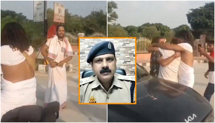 Samajwadi Party shares fake video to allege Hindu sages were eve-teasing, Ayodhya Police rubbishes claims, calls video fake. Here is what happened
