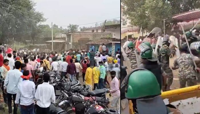 Jharkhand: Violence erupts after police didn’t allow Devi Durga immersion procession through Muslim area, second such incident in Garhwa district