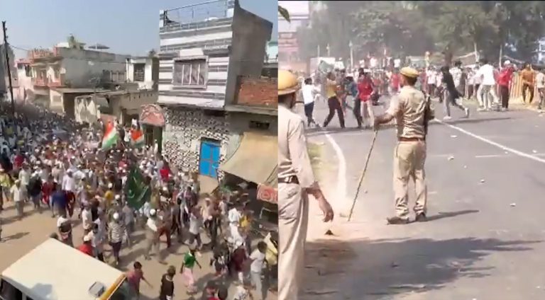 Violence erupts in Saharanpur during protests by Muslims over comments of Yati Narasimhanand, stones pelted at police station