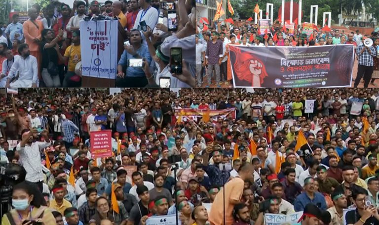 Bangladesh Combined Minority Alliance takes out massive rally demanding acceptance of eight-point demand to ensure safety of minorities