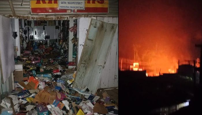 Tripura: Muslim mob goes berserk after claiming assault from Durga Puja organisers for refusing to pay chanda, police bring situation under control