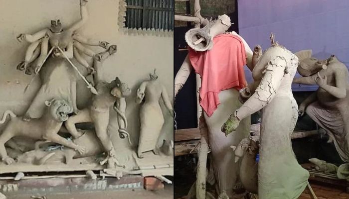Bangladesh: 16 idols of Hindu deities beheaded, 3 temples desecrated ahead of Durga Puja, attacks on Hindus continued unabated