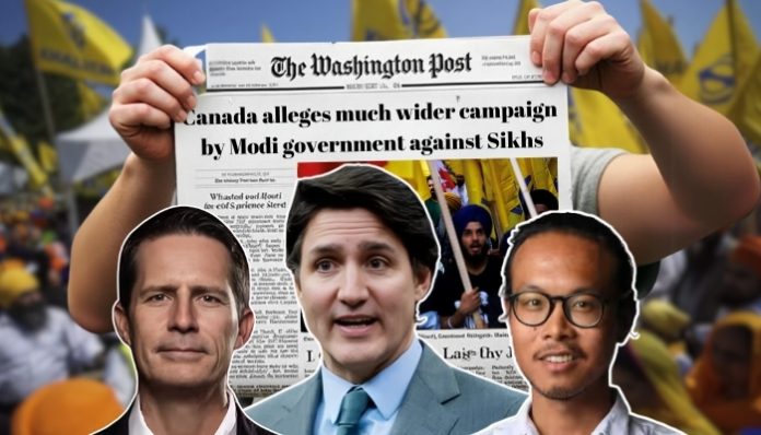 The Washington Post published allegations against India, involving Home Minister Amit Shah, despite lacking substantial evidence, in a politically motivated move orchestrated by the Canadian government.