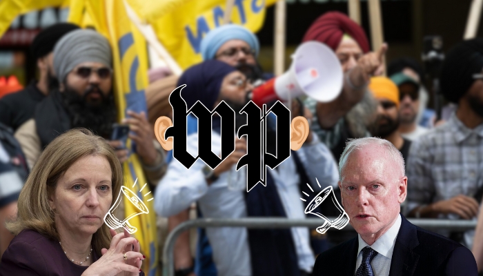 Canada leaked sensitive information to Washington Post regarding India days before RCMP issued statement accusing India of being involved in criminal activities on Canadian soil