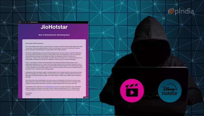 Cybersquatting to fund Cambridge dream? Techie who bought JioHotstar domain ahead of merger says Reliance denied his £93k request