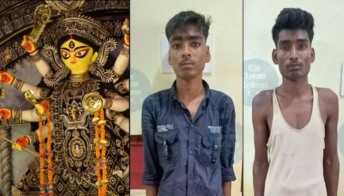 Assam: Abdul and other madrassa students desecrate idol of Goddess Durga, police arrest accused