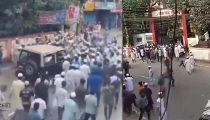 Bangladesh: Cops arrest Hindu boy over 'blasphemy', Muslim mob attacks police station, army vehicle for not being able to lynch victim