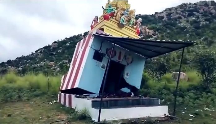 Abhaya Anjaneya Swamy temple vandalised in Chittor district of Andhra Pradesh