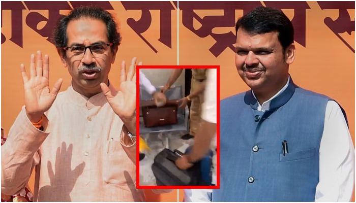 ECI checked bags of Devendra Fadnavis, Nitin Gadkari too, but Uddhav Thackeray chose to create fuss, misbehave with ECI officials for checking his bags