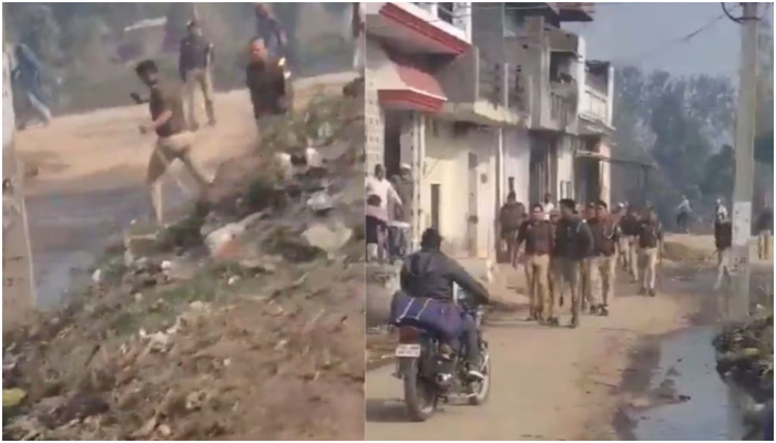 Uttar Pradesh: Crowd consisting Islamists pelt stones at police during Muzzafarnagar by-polls