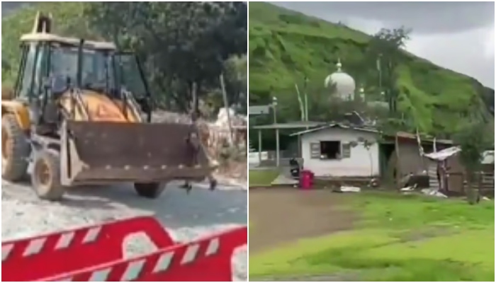 Maharashtra: Illegal Dargah built near Navi Mumbai airport removed after complaints from Hindu organizations