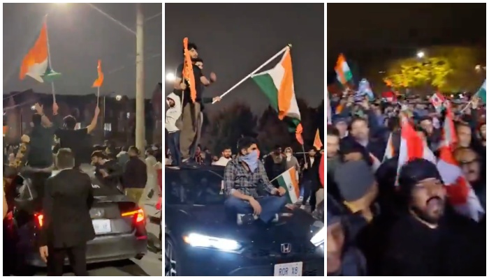 Brampton, Canada: Thousands gather in a solidarity rally for Hindu community after attack on Hindu Sabha temple by Khalistani supporters