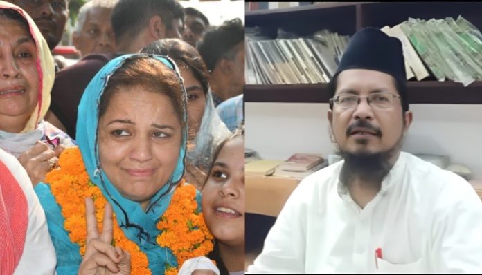 SP candidate Naseem Solanki performed rituals at a Hindu temple, faces fatwa