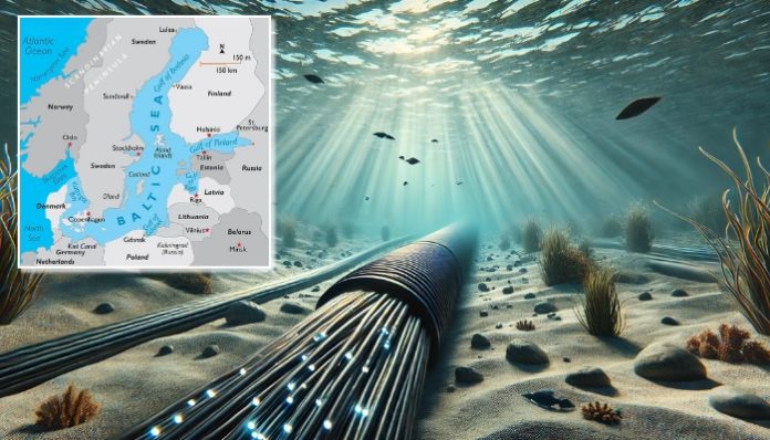 Undersea fibre-optic cables in the Baltic Sea severed, raising sabotage concerns