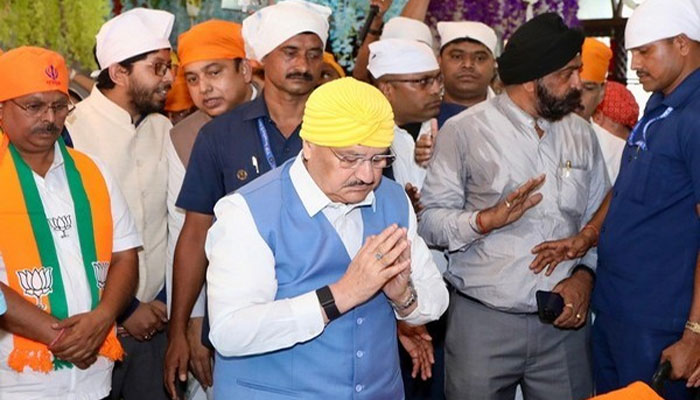 Thane’s Gurdwara Shri Dashmesh Darbar refutes claims of removing BJP president JP Nadda and other party leaders from the Gurdwara during visit