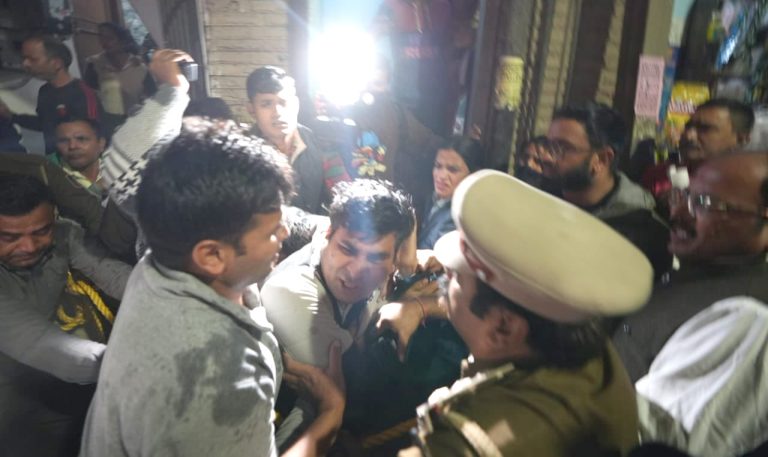 After attempt to throw liquid at Arvind Kejriwal, BJP and AAP blame each other, accused identified as a bus marshal