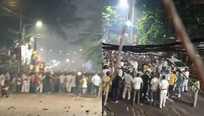 West Bengal: BJP says Hindus were attacked during Maa Kali’s Visarjan procession, Kolkata Police claim ‘parking dispute’