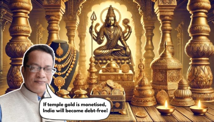 Congress leader Kamru Zzaman Choudhury proposed to sell Temple Gold, sparked controversy