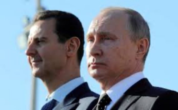 Bashar al Assad and Vladimir Putin