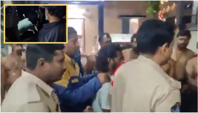 Andhra Pradesh: Jiyavul Huq who assaulted Ayyappa devotee nabbed, forced to apologize by touching victim's feet