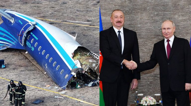 Putin apologises to Azerbaijan’s president for ‘tragic incident’ involving Azerbaijan Airlines plane, does not admit that it was accidentally shot by Russian missile