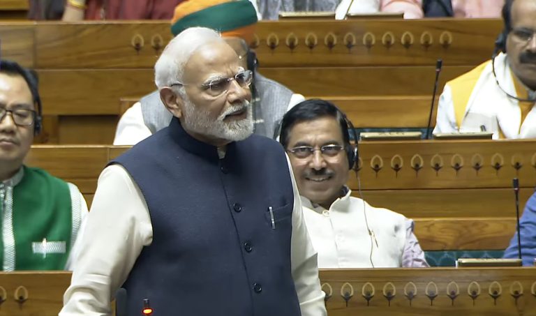 PM Narendra Modi presents 11 pledges for India’s bright future, says politics should be free of “parivarvad”, zero tolerance for corruption