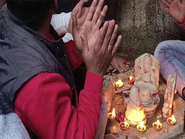 Uttar Pradesh: Devotees perform puja at Hindu temple discovered in Aligarh