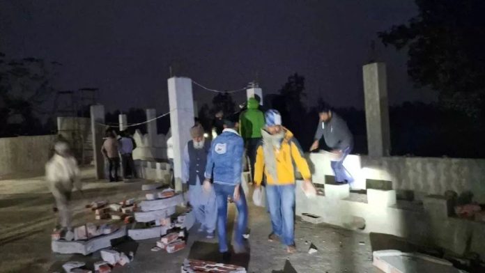 Bareilly illegal mosque structure demolished