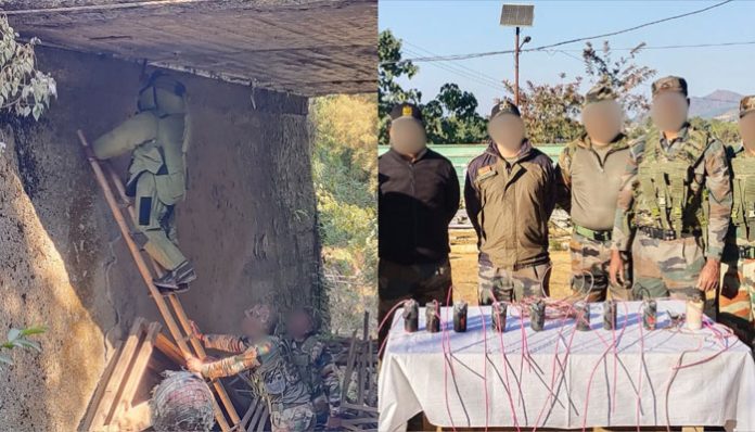 Security forces seize 3.6 kg of explosives under bridge in Churachandpur, Manipur