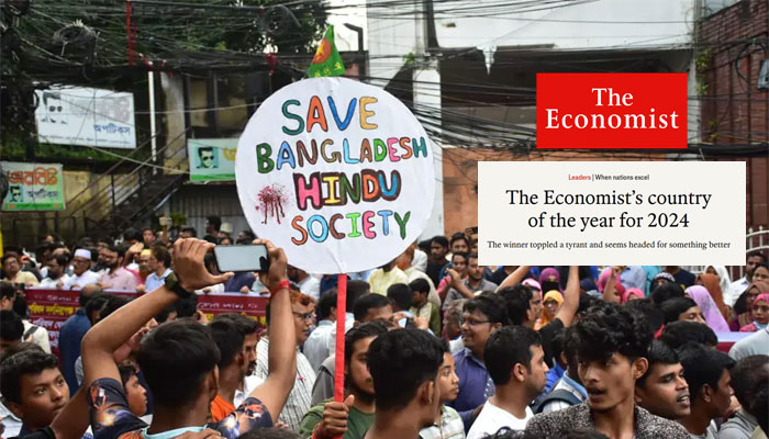 The Economist awards strife-torn Bangladesh ‘Country of the Year’: Celebrating the unending cycle of violence against Hindus