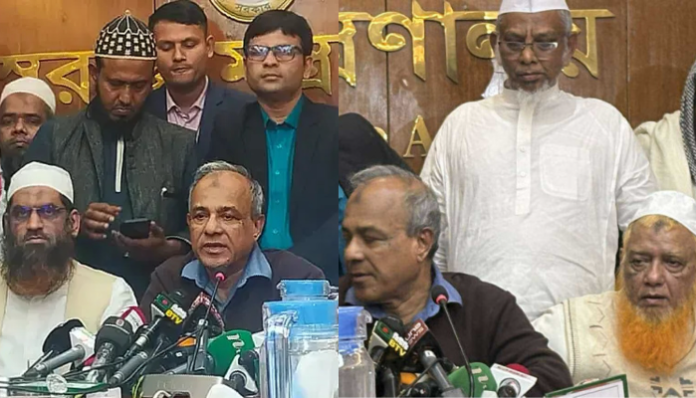 Tablighi Jamaat's two factions met with Jahangir Alam Chowdhury.