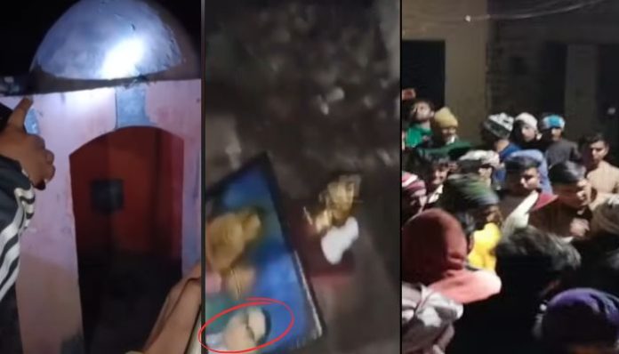 Uttar Pradesh: Extremists attack Hindu temple, destroy idols and install photo of BR Ambedkar. Here is what happened