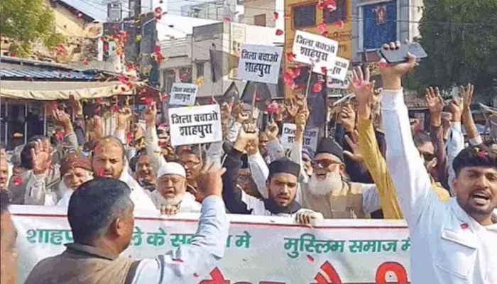 Protests continue against BJP govt’s order to abolish 9 Congress-created districts in Rajasthan, Muslim groups join in Shahpura