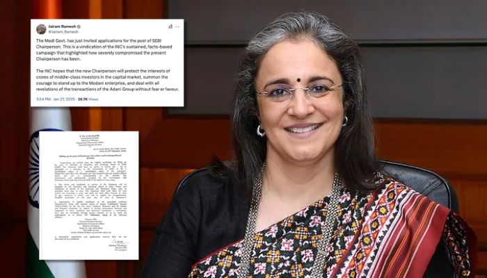 Centre’s notification inviting applications for new SEBI chief due to misconduct by Madhabi Buch? As Congress calls it ‘vindication’ of their attacks, here’s the truth