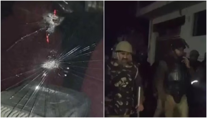 Aligarh: Violence erupts over illegal installation of Dr BR Ambedkar’s statue on govt land; mob pelt stones at police, burn vehicles
