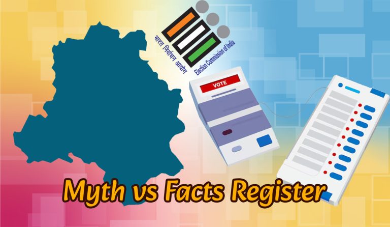 Delhi’s Chief Electoral Officer launches “Myth vs Facts Register” to combat fake news ahead of Assembly polls