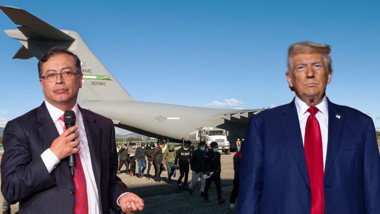 As US starts deporting illegal immigrants, Colombian president says he will not allow planes carrying Colombian migrants to enter the country