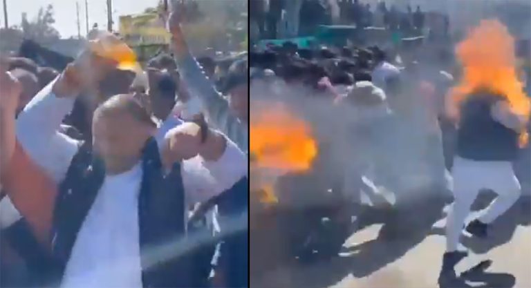 Protestors against shifting of Bhopal gas tragedy site’s toxic waste to Pithampur attempt self-immolation, 2 persons sustain burn injuries