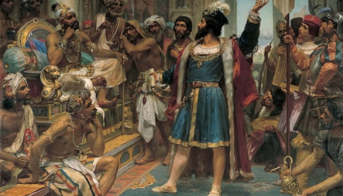 Vasco Da Gama in India.