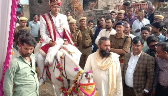 Ajmer: Police deployed during wedding procession due to old Dalit-OBC conflict, media peddles false propaganda about caste discrimination