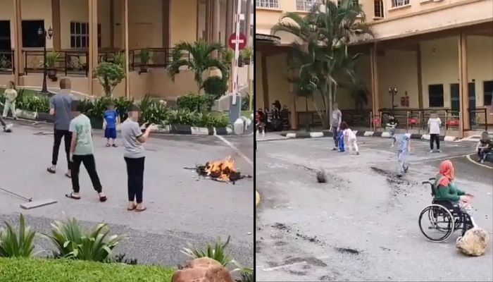 Palestinians vandalise transit centre, set fires after Malaysia took in 127 of them on ‘humanitarian grounds’ for medical treatment