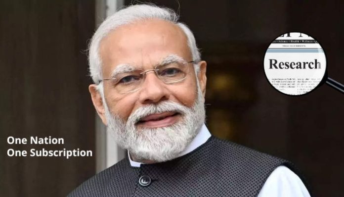 What is One Nation One Subscription scheme launched by the Modi govt