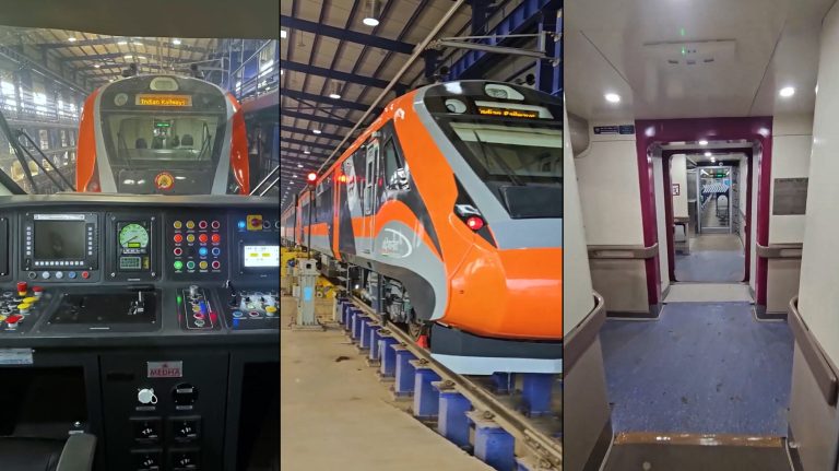 Indian Railways unveils specifically designed Vande Bharat Express train for cold climate on Katra-Srinagar route