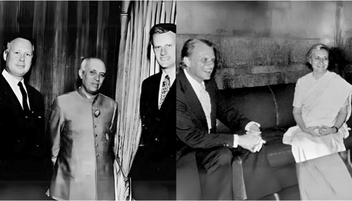 How Jawaharlal Nehru aided conversion of Hindus when he met USAID funded World Vision's founder & Evangelist Billy Graham, Indira continued legacy