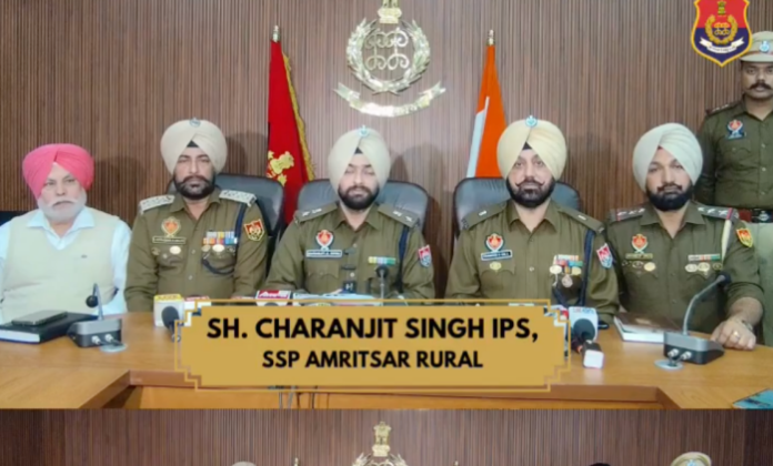 Press conference by SSP Amritsar Rural