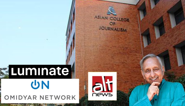 As USAID links to Left media get exposed, here’s how Asian College of Journalism—linked to Omidyar Network, Congress, and Alt News—is connected to US State Dept