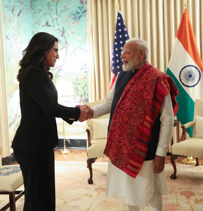 PM Narendra Modi, Tulsi Gabbard